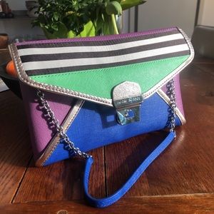 BEAUTIFUL RARE Henri Bendel Clutch With Strap